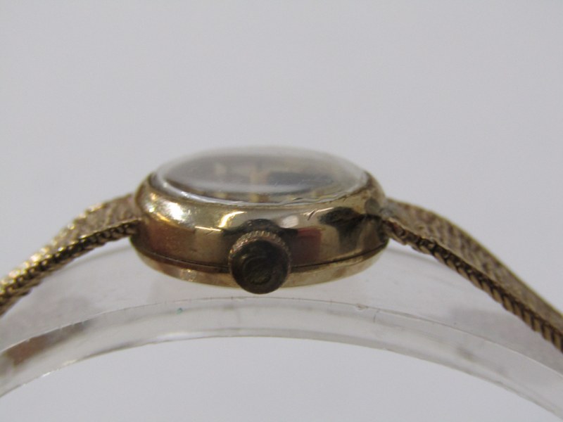 9ct YELLOW GOLD OMEGA LADY'S WRIST WATCH, 9ct gold case and bracelet, total weight including - Image 2 of 3