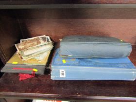 VINTAGE POSTCARDS, 2 blue albums containing over 300 postcards, including many Commonwealth
