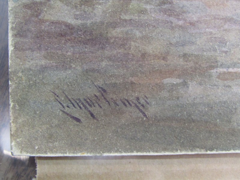 LOUIS MORTIMER, watercolour "Harbour View, St Ives", signed and inscribed with title to reverse, - Image 3 of 3