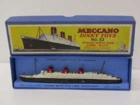 DINKY TOYS, boxed model no 52, Cunard - The White Star Liner no 534", original box good condition