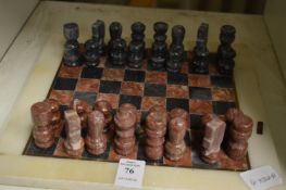 A chess set.