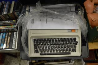 Portable typewriter.