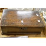 An oak bible box.
