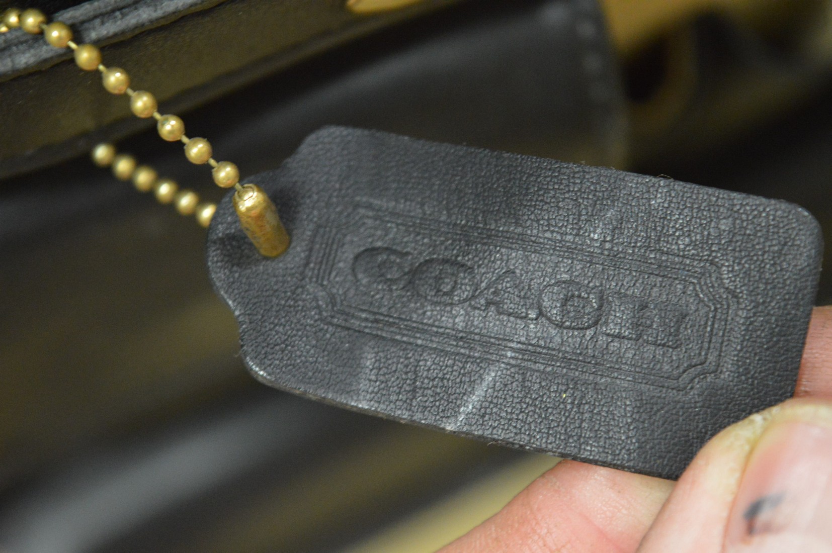 A Coach gentleman's black leather briefcase. - Image 3 of 3