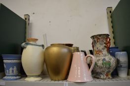 Jugs and vases.