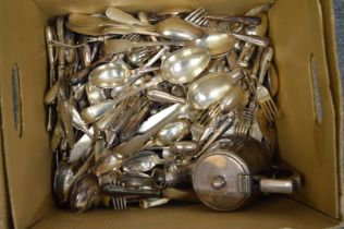 A large quantity of plated ware.