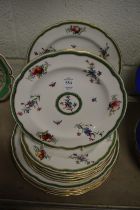 A group of Spode Trapnell plates.