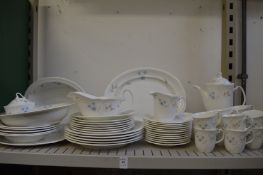 A comprehensive collection of Royal Albert Remembrance dinnerware.