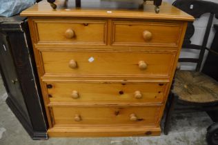 Pine chest of drawers.