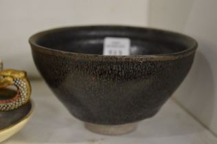 A Chinese hare's fur bowl.