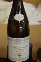Montagny Premier Cru 2010, 3 bottles together with 3 bottles of Meursault 2007.