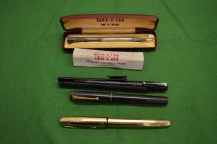 Various pens.