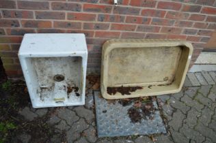 Two old sinks.