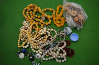 Bead necklaces etc.