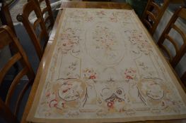 A small Aubusson tapestry wall hanging 158cm x 94cm.