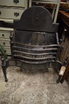 Regency style cast iron fire place.