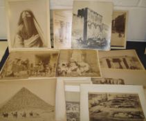 MIDDLE EAST: group of 33 large photographs of the Palestine & Egypt, mainly albumen, 19th c.