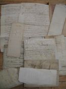 INDENTURES, marriage settlement etc., 18th - 20th c., incl. 3 x paper indentures relating to land in