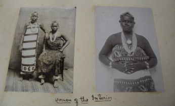 AFRICA / PHOTOGRAPH ALBUM: large photograph album of Uganda and East Africa, dated 1890-8,