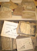 PICTURE FRAMERS, PRINTSELLERS, etc., labels & trade cards, 19th & early 20th c., a good quantity (