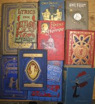 DECORATIVE CLOTH, an assortment of 10 vols, fiction and non-fiction (10).