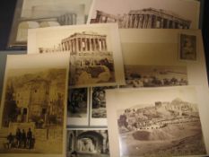 GREECE / ATHENS: group of 19th century photographs, a few early 20th century stereoviews,