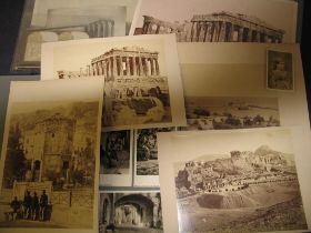 GREECE / ATHENS: group of 19th century photographs, a few early 20th century stereoviews,