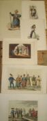 [PRINTS] TURKISH, EGYPT AND GREECE COSTUMES, collection of 19th c. lithographs and engravings.