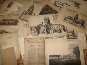 [WORCESTER & environs] q. of 18th & 19th c. prints, views & portraits, etc. (Q).