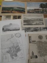 [PRINTS & MAPS] LONDON, lithographs and engravings 17th, 18th and 19th c. unframed (16).