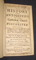 [WINCHESTER] GALE (S.) History and Antiquities of the Cathedral Church of Winchester, 8vo, 18 plates