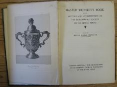 [LAW HISTORY] INGPEN (A.) editor: Master Worsley's Book on the...Middle Temple, 4to, plates, quarter