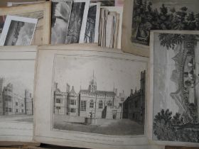 A large collection of antiquarian prints, mainly topographical (Q).