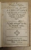 [FIELD (Theophilus)] Parasceve Paschae: or A Christian Preparation...Newly Enlarged, 8vo, pp. [8],
