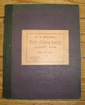 [MOTORING / CARS] F. C. Butler's Motor Costing System Account Book, 4to, unused, cloth-backed