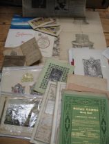 EPHEMERA, misc. 19th & 20th c. material incl. N. Y. Times 1963 facsimile (Q).