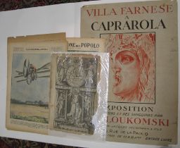 Poster - Villa Farnese A Caprarola, Illustrazione del Popolo and title to The History of the