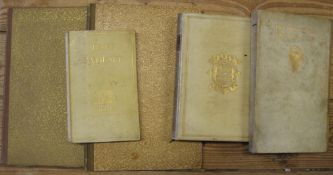 HORACE CLUB 1898-1901, The Book of the, 8vo, LTD EDN., limp vellum, Oxford, n.d; and 4 other vols,