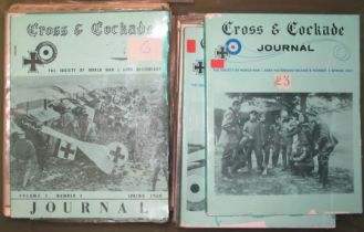 [WWI AERO HISTORY] "Cross & Cockade Journal", 36 issues, 1960-1989 (not a run) of the