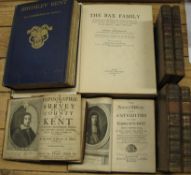 [SURREY & KENT] AUBREY (John) Natural History and Antiquities of the County of Surrey, 5 vols,