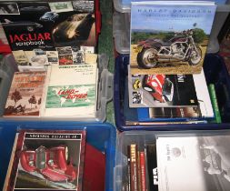 MOTORING / CARS / AUTO, diverse coll'n incl. large format (5 boxes).