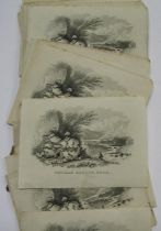 EX-LIBRIS BOOKPLATES, a cache of engr. landscape plates by Lambert, for Thomas Alcock Beck,