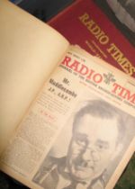 RADIO TIMES, British Expeditionary Force Edition, 4to bound volume, ex BBC Library, March - June,