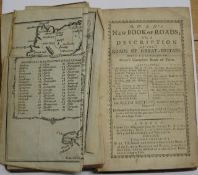 OWEN'S New Book of Roads, 12mo, folding map, calf (cover off), 6th Edn., L., 1792.