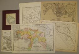 [MAPS] group of 6 maps covering Turkey, Asia and Arabia (6).