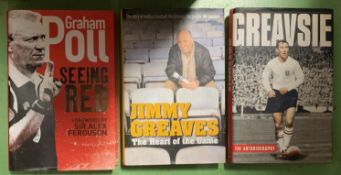 FOOTBALL, 3 signed copies of autobiographies (3).