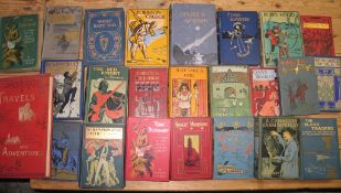 DECORATIVE COVERS, 47 vols of children's adventure stories, fiction & non-fiction in pictorial or