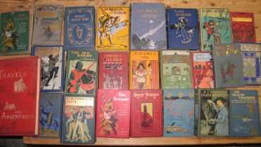 DECORATIVE COVERS, 47 vols of children's adventure stories, fiction & non-fiction in pictorial or