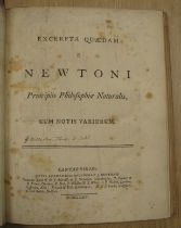 NEWTON (Isaac) Excerpta quaedem e Newtoni Principis Philosophiae Naturalis, Cum Notis by Jebb, Thorp