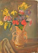Attributed to Montague Leder (1897-1976), a group of four still life studies, three on canvas, one
